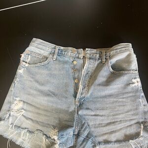 Agolde Light Blue Denim Waist Jeans